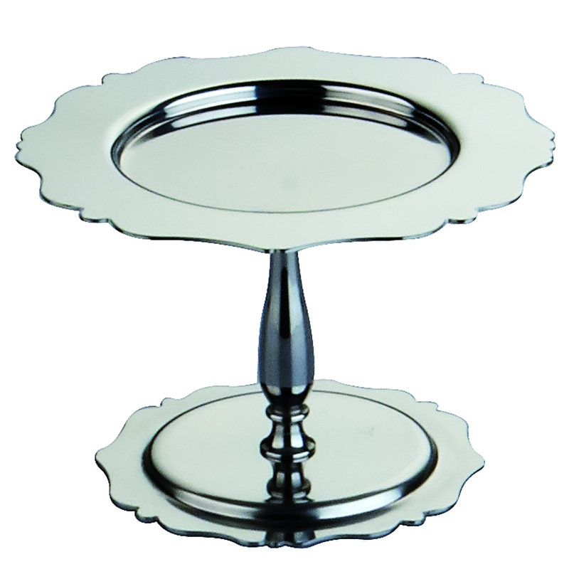 Dolce Vita Stainless Steel Pastry Stand, Silver