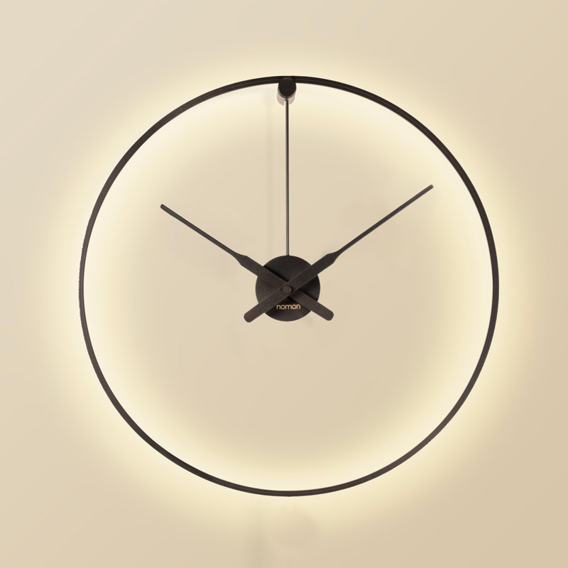 Ombra Aluminium Skeleton Wall Clock