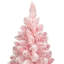 Arbre de Noël artificiel épinette rose enneigé 3 pi - non éclairé