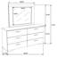 Ensemble de chambre moderne 3 pièces, pour chambre à coucher-898544956