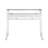 2-Drawer Writing Desk, Glossy White and Chrome-1812447082