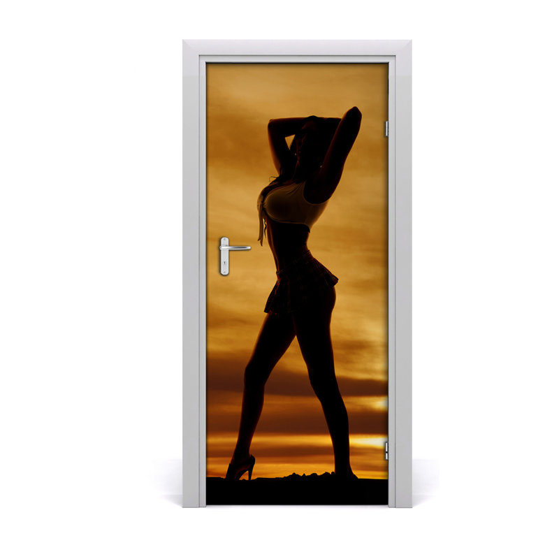 Short Skirt Door Decal