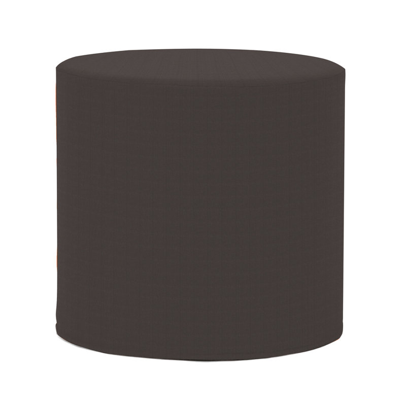 Arredondo Upholstered Outdoor Ottoman with Sunbrella® Cushion, Sunbrella® Acrylic - Seascape Charcoal