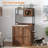 Cat Tower with Litter Box Enclosure with Shelves and Charging Station-351805562