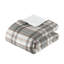 Édredon en microfibre double / grand, imprimé à carreaux, 2 taies décoratives et coussins, literie de sommeil moderne avec rembourrage décoratif, style rétro, lavable à la machine