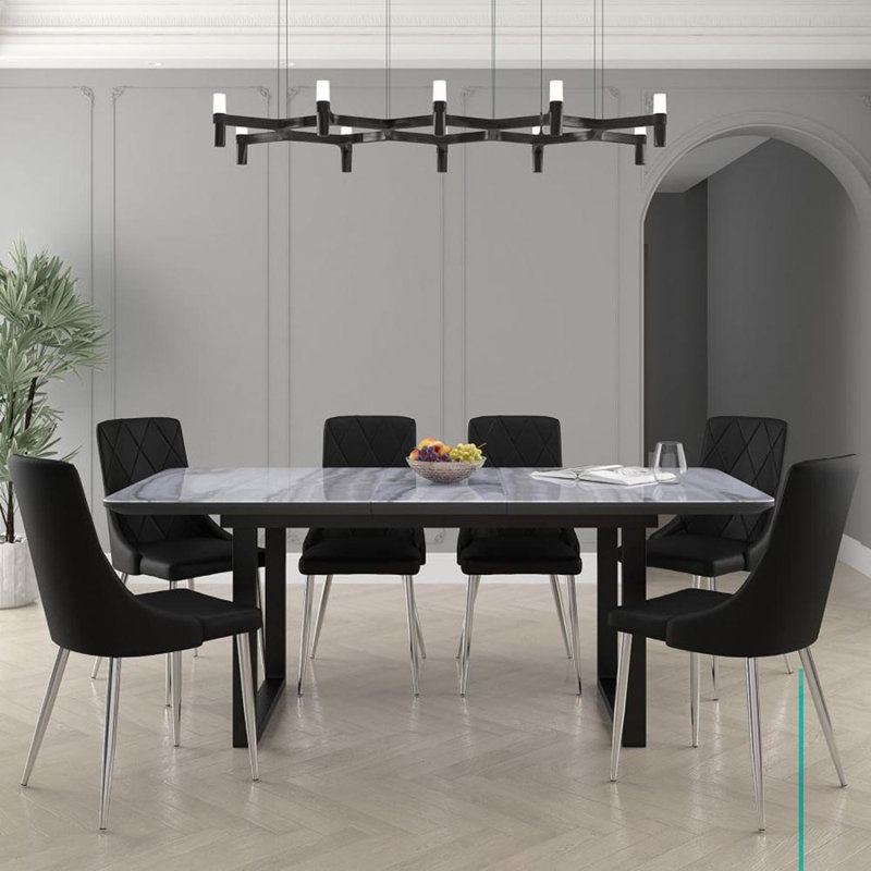 6 - Person Double Pedestal Dining Set