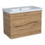 Meuble-lavabo simple 31,5 po avec plateau en céramique Daxel