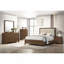 Mobilier de chambre rustique contemporain à 1 tiroir avec 4 tiroirs et quincaillerie en bois Rustic