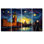 «Beautiful Sunset Big Ben London Thames - City Buildings», ensemble d'art mural