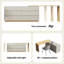 L-Shaped Solid Wood Solid Wood Credenza Desk