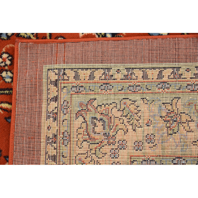 Tapis bourgogne Bhatari, Square 8', Terracotta