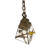 5" Square Backyard Friends Mini Pendant