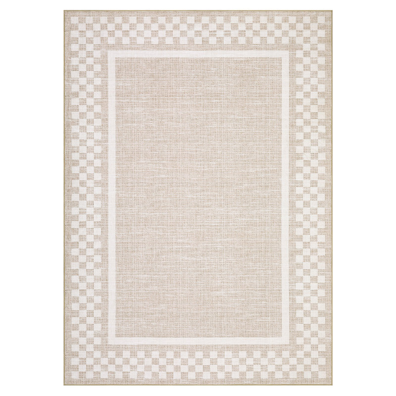 Modern Border Machine Washable Area Rug for Living Room Bedroom Stain Resistant Throw Carpet for Home Decor Office
