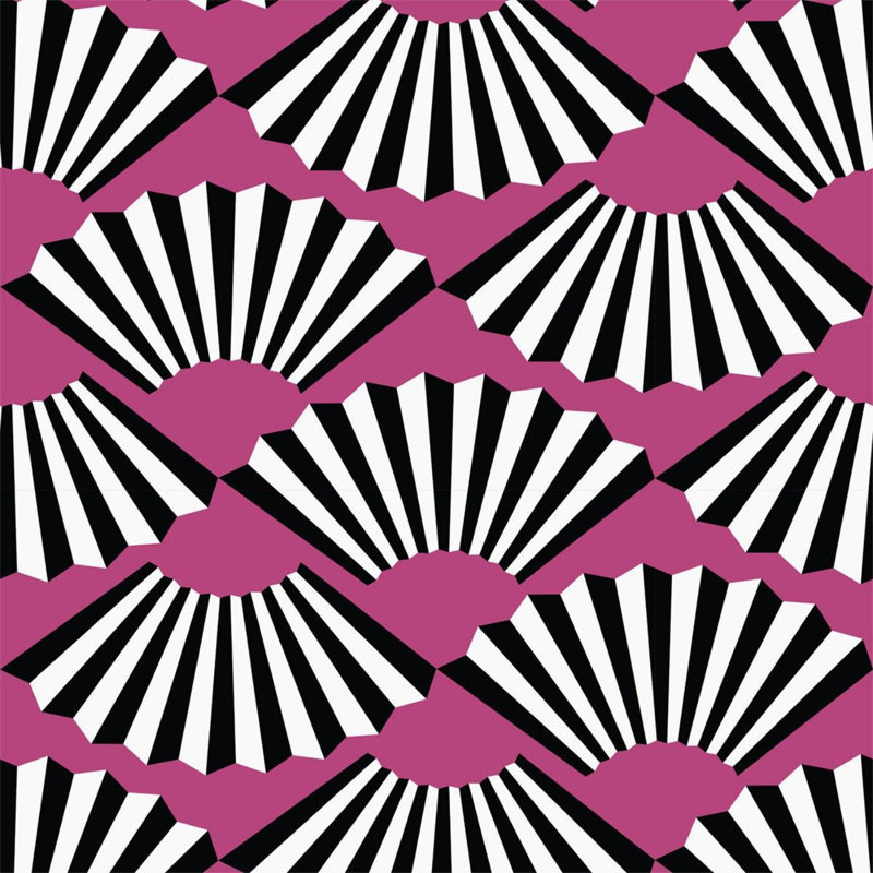 Rouleau de papier peint L 10 pi x l 24 po Shanghai Fanning Out, Baie, Faux Grasscloth, Non-pasted