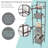 Aindrea Metal Bathroom Shelves-82348415