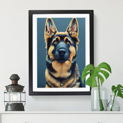 FRM-V0523-1070X German Shepherd Portrait Vol.4 - Picture Frame Print
