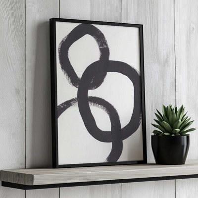 Reproduction d'art avec cercles en acrylique par Alisa Galitsyna