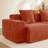 Lsf&Rsf Sofa Velvet- Red