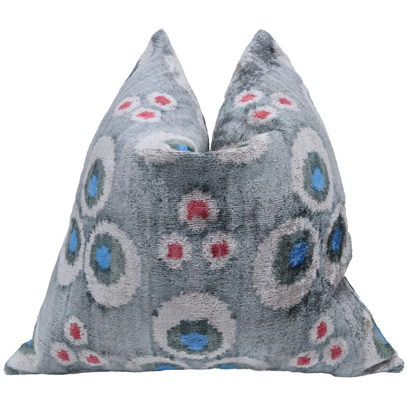 Square Pillow Cover & Insert, Abstract, 18" H x 18" W