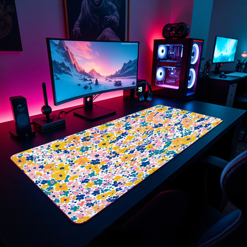 Polyester Desk Pad, 31.5x15.5