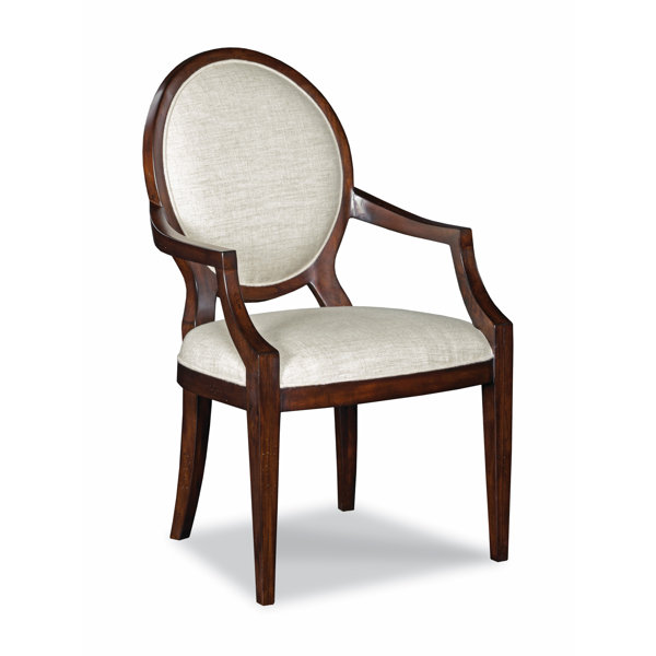 Woodbridge Furniture Ovale Linen King Louis Back Arm Chair - ShopStyle