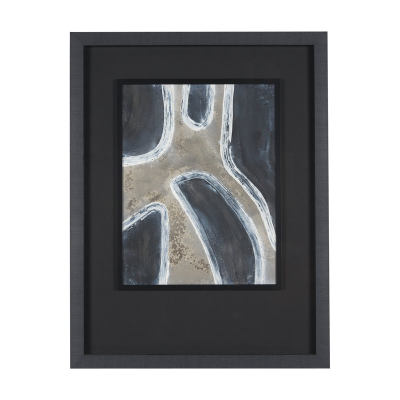 Contraste Paths II par Studio M, reproduction d'art encadrée sous verre, Contrasting Paths II