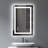 Akilan Frameless LED Vanity Mirror with Front-lit and Back-lit, Memory Function, 3 Color Temperatures & Dimmable Light, Anti-fog Tempered Glass ETL Mirror-1791807119