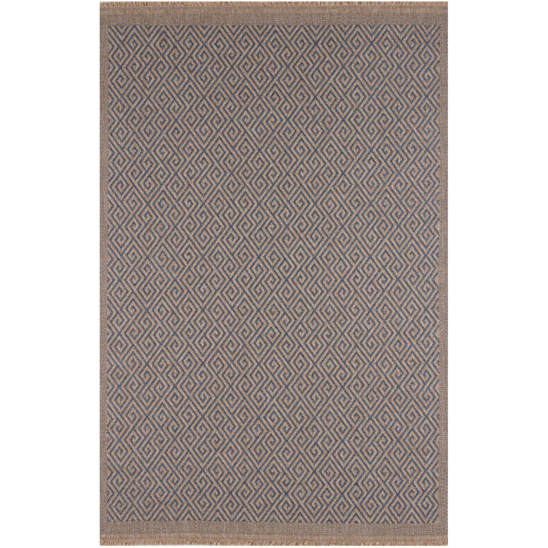 Nature Collection Geometric Indoor / Outdoor Area Rug, Rectangle 200 x 290 cm