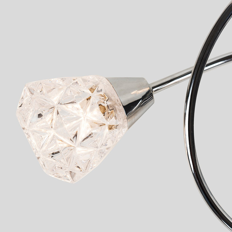 Goodson Glass Semi Flush Mount, Without Bulb