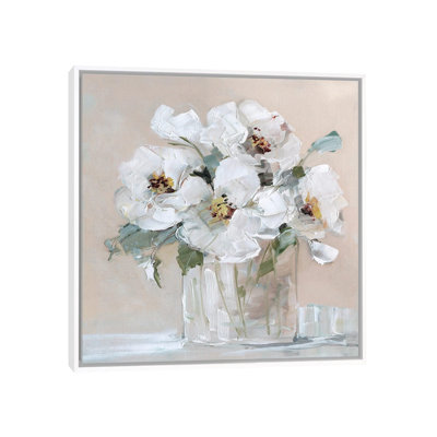 Soft Whites - Wall Art Print - Framed Canvas