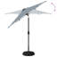 226 cm W X 226 cm D Balcony Parasol with Manual Lift-1385946758