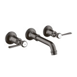 AXOR Montreux Wall Mounted Bathroom Faucet Trim with Lever Handles Faucet Trim Only