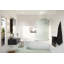 Gaia 34 in. x 58.25 in. Frameless Fluted Single Fixed Bath Panel-1183027266