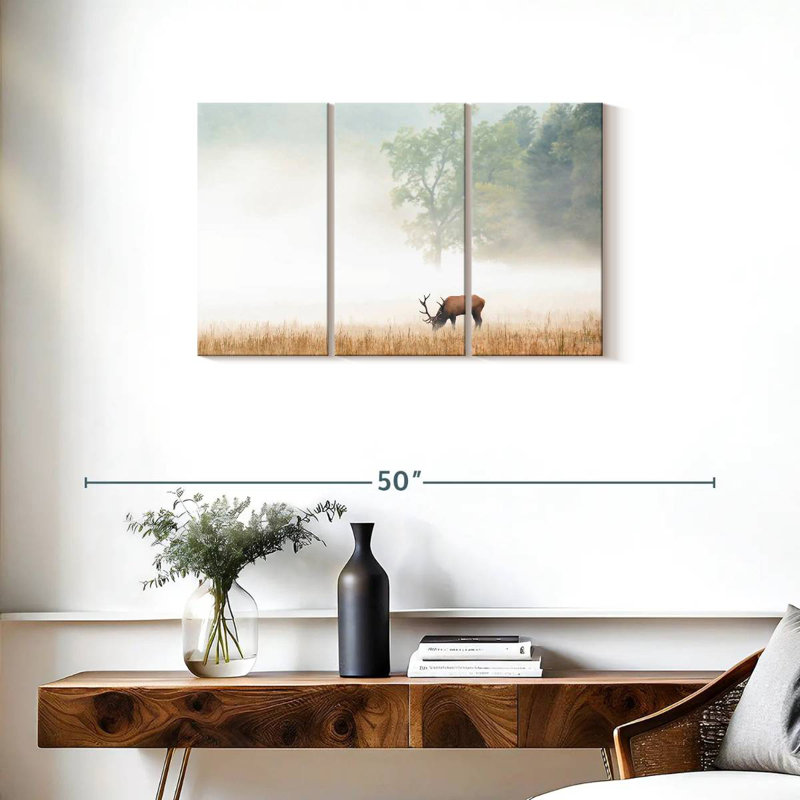 Cataloochee Elk, 20" H x 33" W