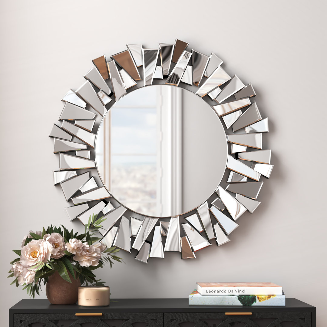 Stillings Flat Wall Mirror Willa Arlo™ Interiors 