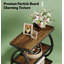 Table de chevet, table de bout, table basse, table d'appoint, tablette ouverte