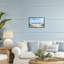 Estampe sereine, paysage de plage estampe numérique, design par Creative Studio-918734909-918734908