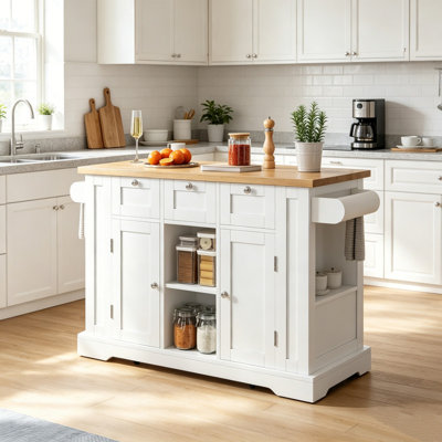 132 cm W Kitchen Island