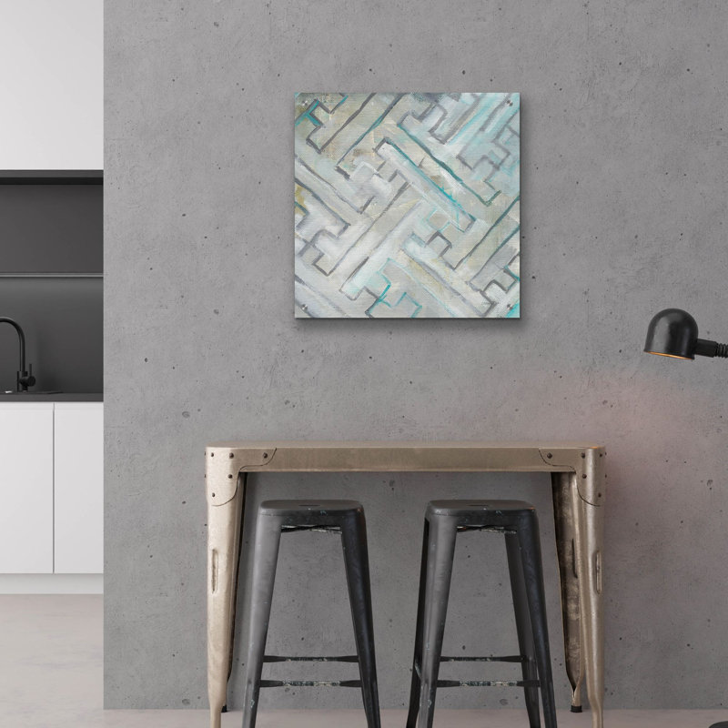  «Tile Element 4» par Danhui Nai, art mural en verre acrylique, 24 po x 24 po