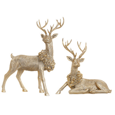 Grand Dellarobbia Deer - Set Of 2