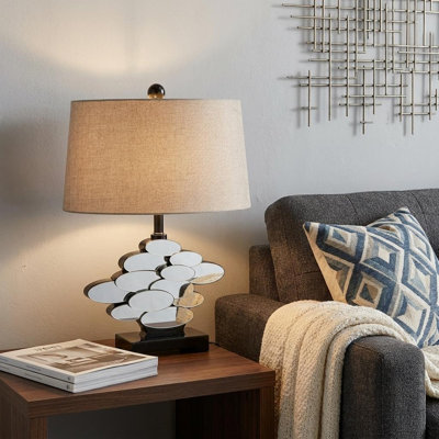 Lampe de table en bois massif Hamisi