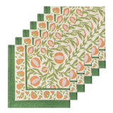 Cotton Floral Square Napkin