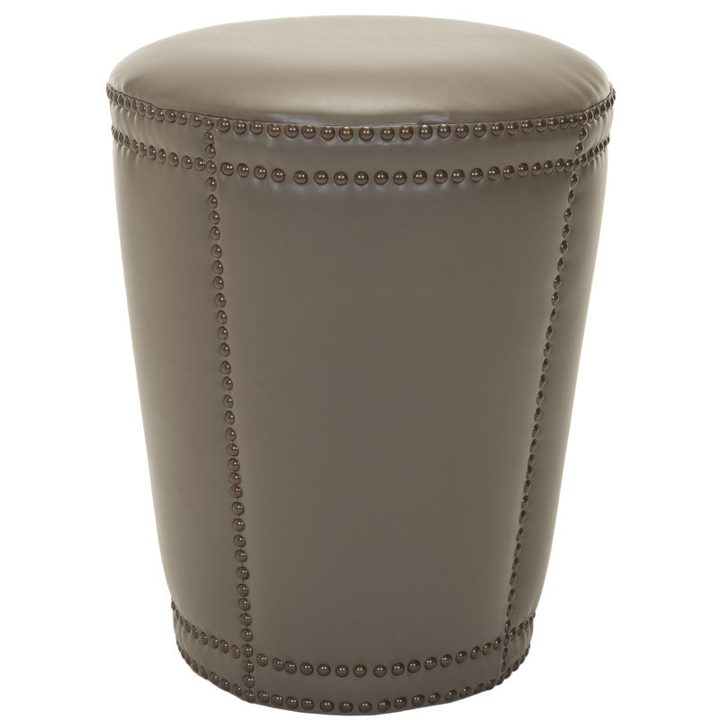 Kebrina Upholstered Ottoman, Gray