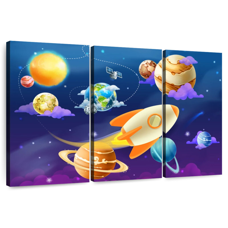 Ashelle Space Nursery, H 36 po x l 57 po