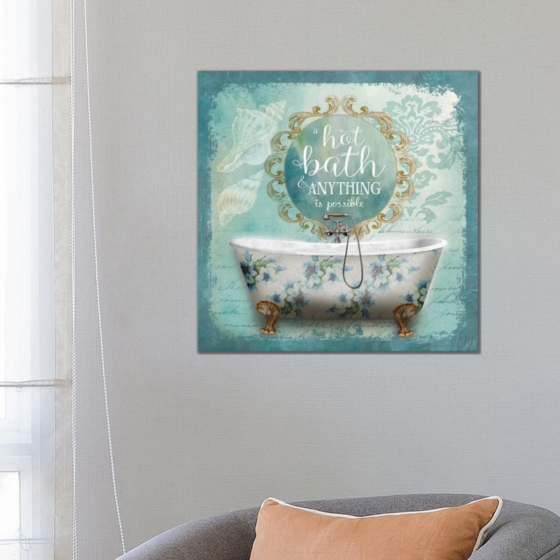 Mirror Bath I by Conrad Knutsen - Wrapped Canvas Gallery-Wrapped Canvas Giclée, 66.04 cm H x 66.04 cm W x 1.91 cm D
