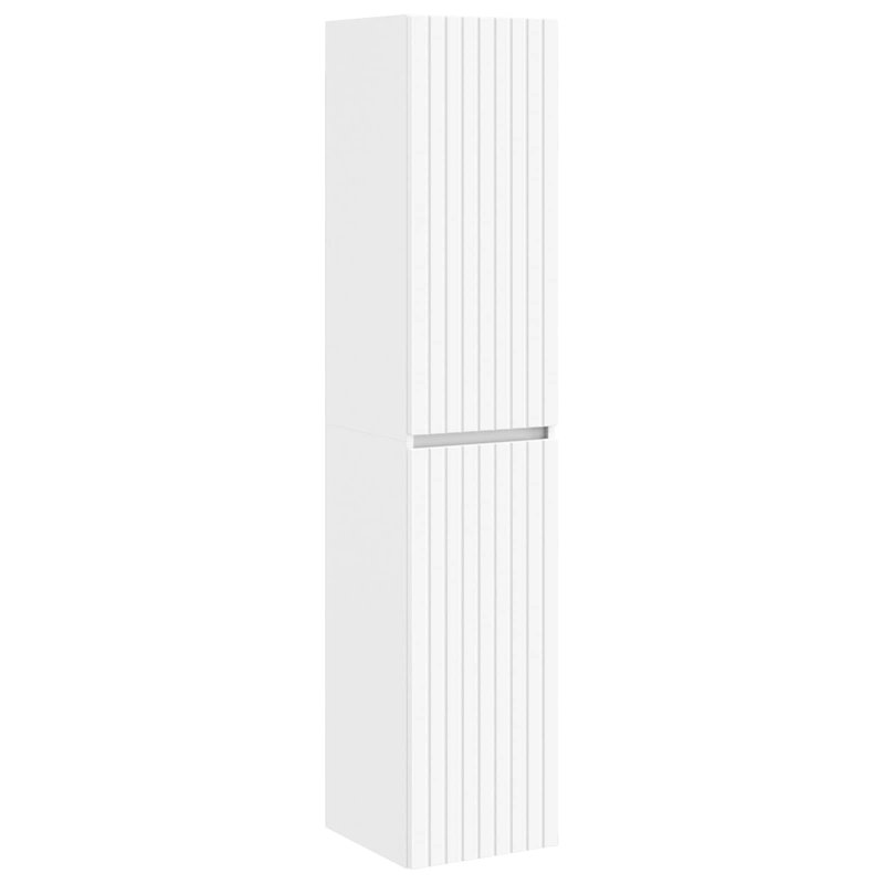 Engineered Wood Linen Cabinet, White