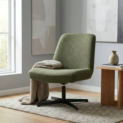 Lakicia Upholstered Swivel Side Chair