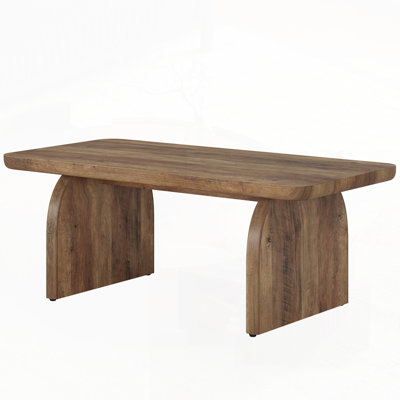 Rustic Brown Rectangle Coffee Table