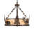 Wildlife 6 - Light Dimmable Drum Chandelier