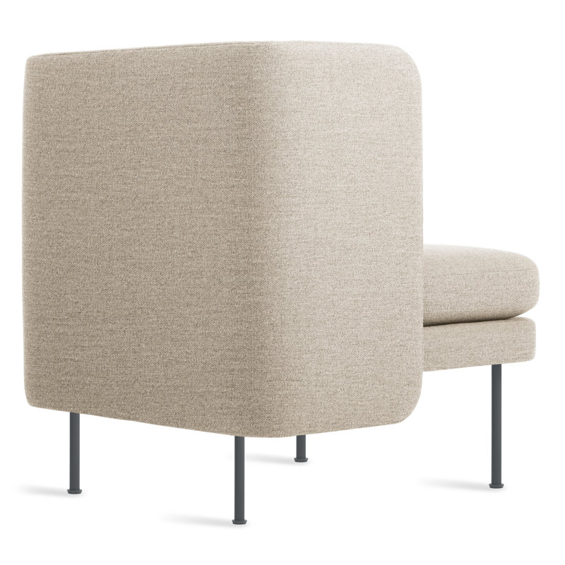 Bloke Club Chair, Tait Stone Textured Basketweave, Slate